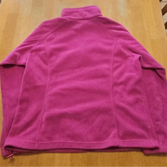 Womens XXL Columbia Pink Fleece Jacket - Picture 3 of 3